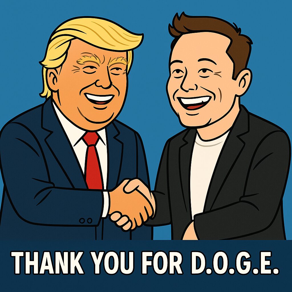 President trump thanks Elon