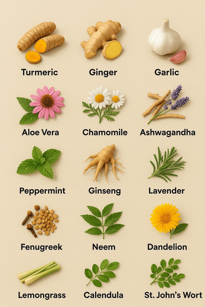 top 20 medicinal herbs