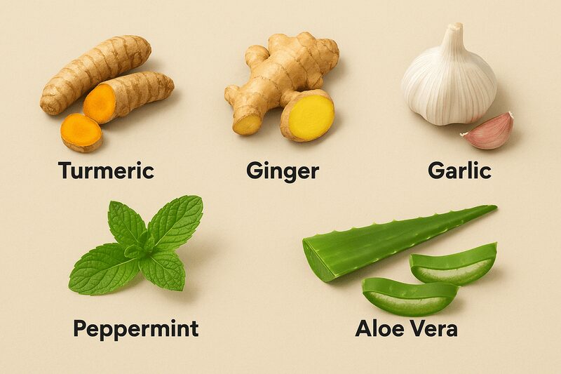 5 of the top 20 medicinal herbs