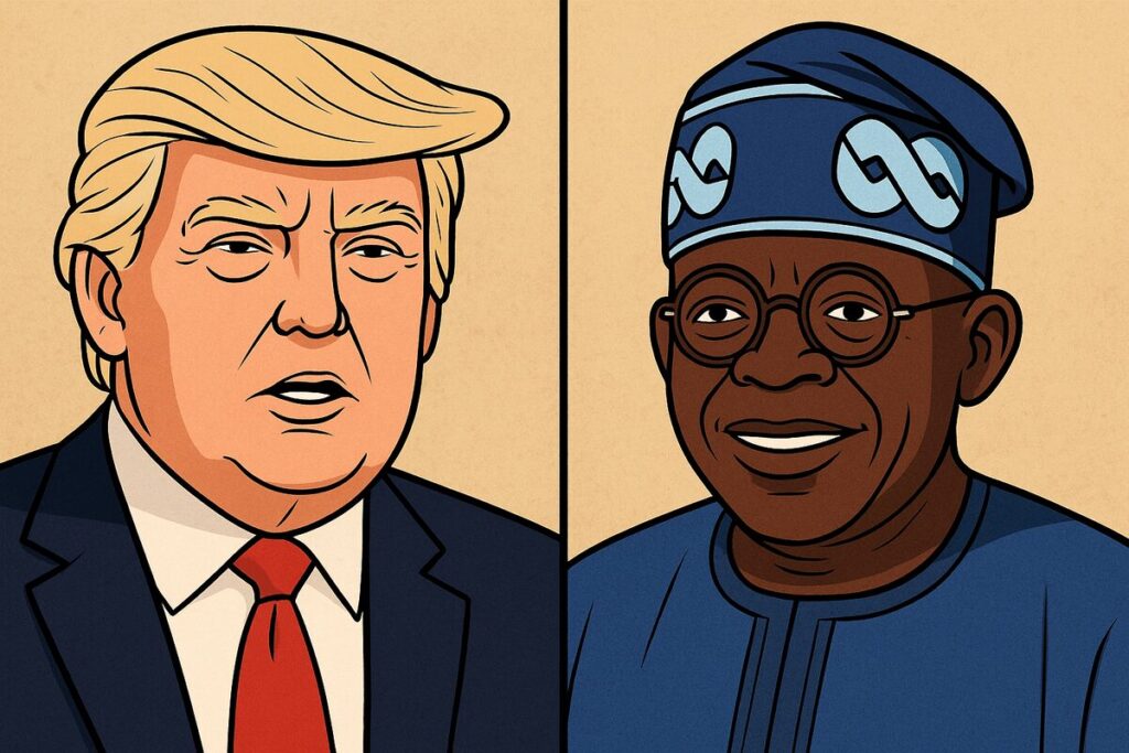 President Donald Trump and President Bola Tinubu