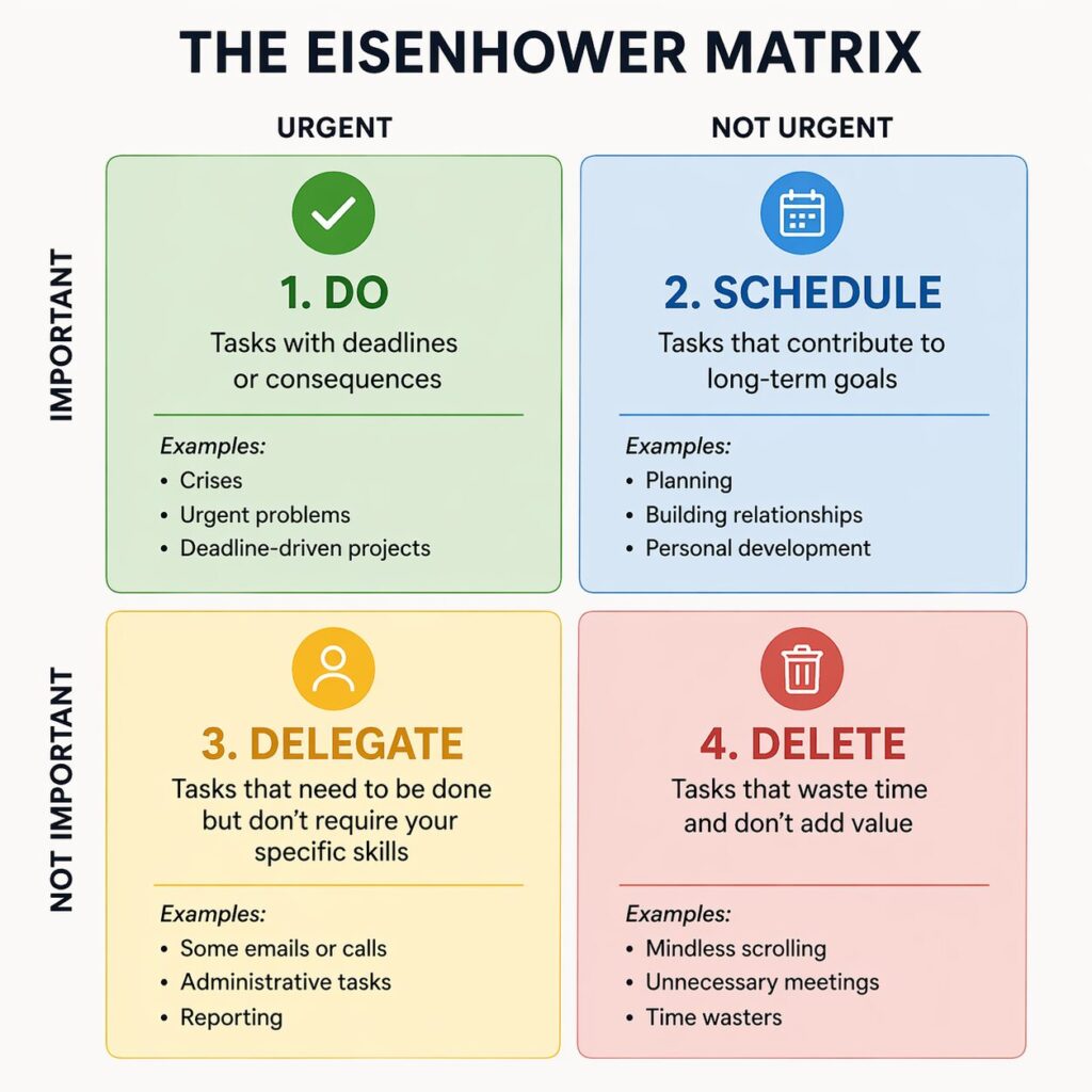 What is the Eisenhower Matrix used for