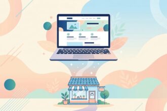 image depicting creating a website for a small business